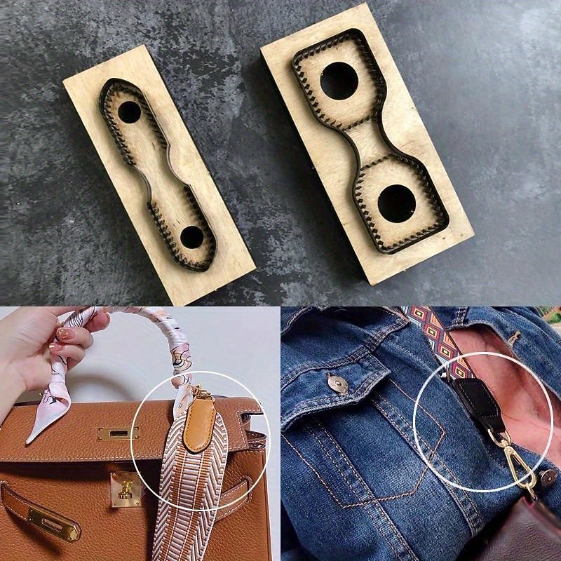 Creative DIY Bag Strap Cutting Die Wooden Template for Handcrafted Leather Projects2