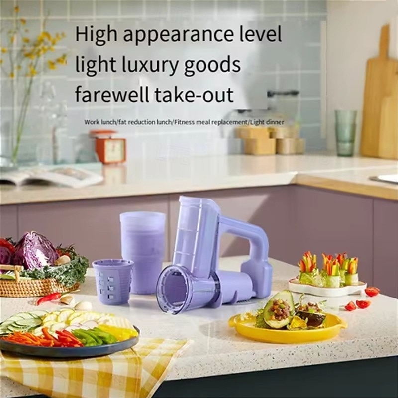 Multifunctional Electric Roller Vegetable Cutter Cheese Shredder Slicer Shredded Ice Cutter Kitchen Gadgets