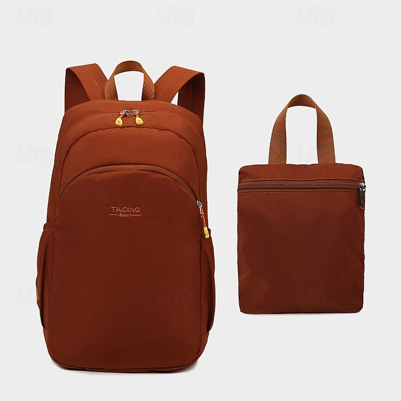 Hiking Backpack Foldable Outdoor Hiking Climbing Camping Nylon Pink Burgundy Coffee4