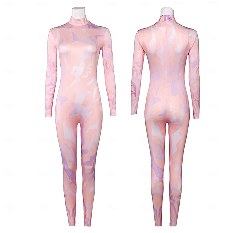 Korean Idol Inspired Idol Pop Star Costume Bodysuits Virtual Idol Movie Cosplay for Women's Girls' Adults Kid's Halloween Carnival Performance Comic Con Anime Expo2