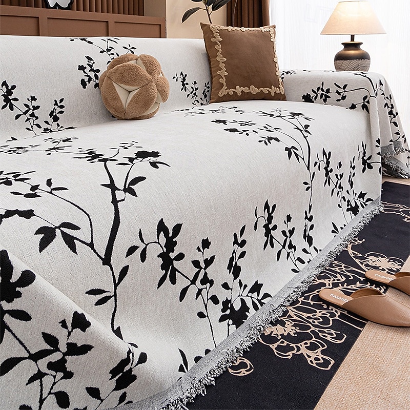 Luxury Couch Cover for Pets, Pet Friendly All-Season Sofa Cushion and Throw Blanket, Elegant Anti-Slip Anti-Scratch Couch Protector, Full-Cover Slipcover for Living Room Decor3