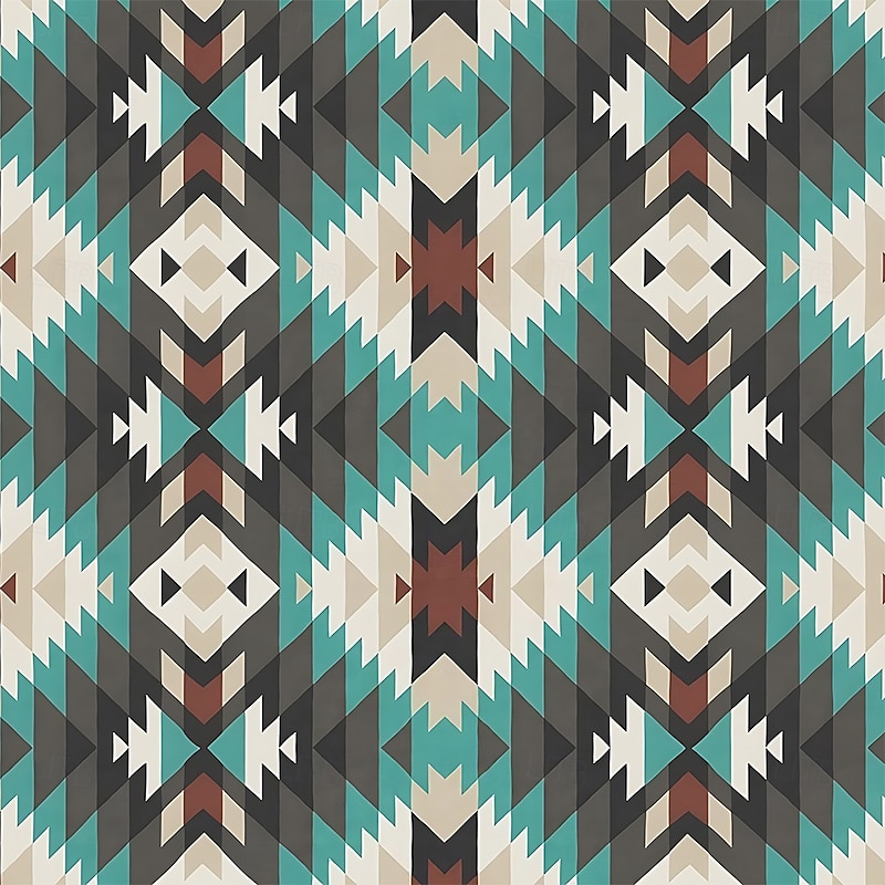 Men's Aztec Hoodie Sweatshirt Ethnic Vintage Retro Hooded Outdoor Climbing Hunting Green Gray Drawstring Fall Winter Designer2