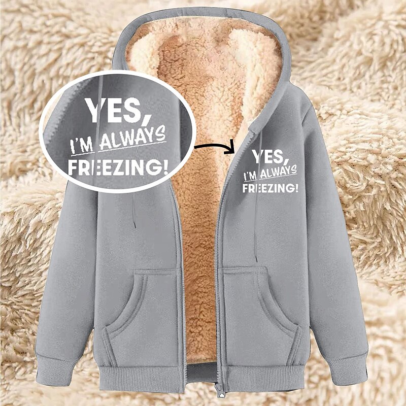 Men's Full Zip Hoodie Zip Up Hoodie Fleece Jacket Fleece Hoodie Apricot Black Red Blue Green Hooded Plain Letter Graphic Prints Zipper Pocket Casual Daily Going out Polyester Streetwear Casual Fall