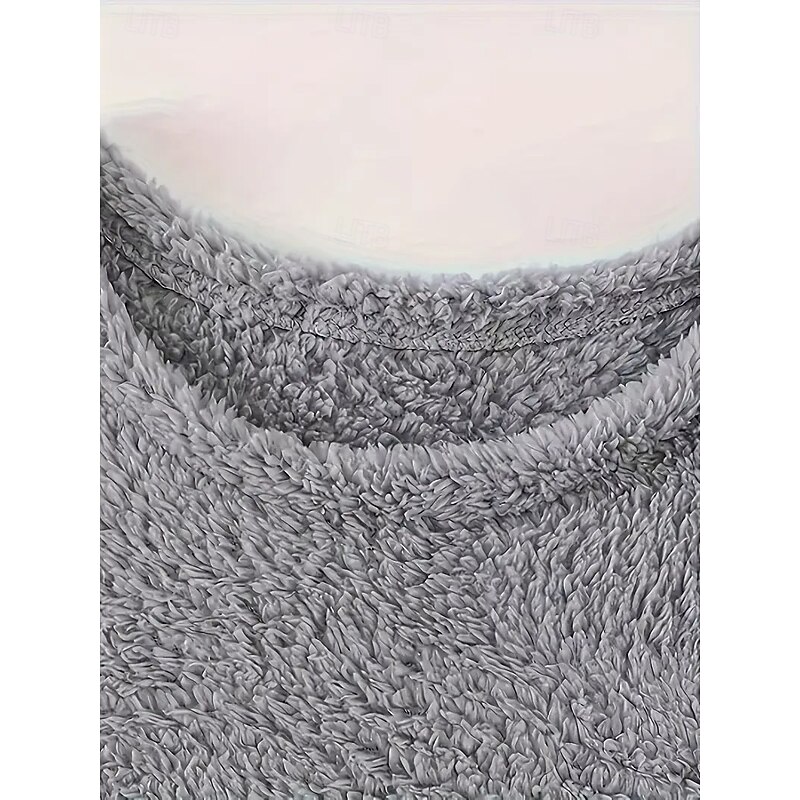 Women's Pullover Sweatshirt Sweatshirts Plain Streetwear Casual Long Sleeve Crew Neck Regular Tops Street Holiday Pocket Black White Wine Gray Fall Winter3