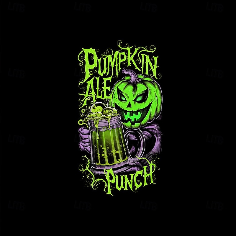 Halloween Men's Pumpkin 3D T Shirt Short Sleeve T shirt 3D Print Crew Neck Shirt Exaggerated Designer Horror Party Street Holiday Purple Orange Green Summer Spring All Seasons Clothing Apparel S M L2