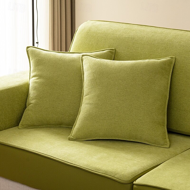 Chenille Sofa Cover Full Coverage - Universal Stretch Slipcover Modern Nordic Style All-Season Furniture Protector4