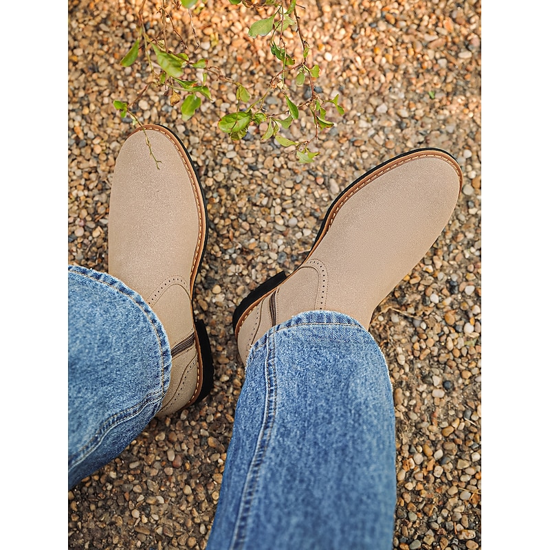 Men's Chelsea Boots Slip-On Ankle Boots for Casual City Streetwear and Everyday Outfits4