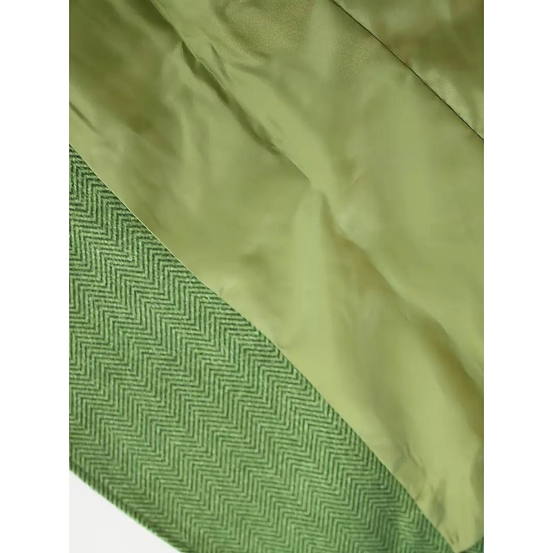 Men's Wedding Business Tweed Suits Notch Lapel Green Formal Herringbone Tailored Fit 3 Piece Single Breasted One-button4