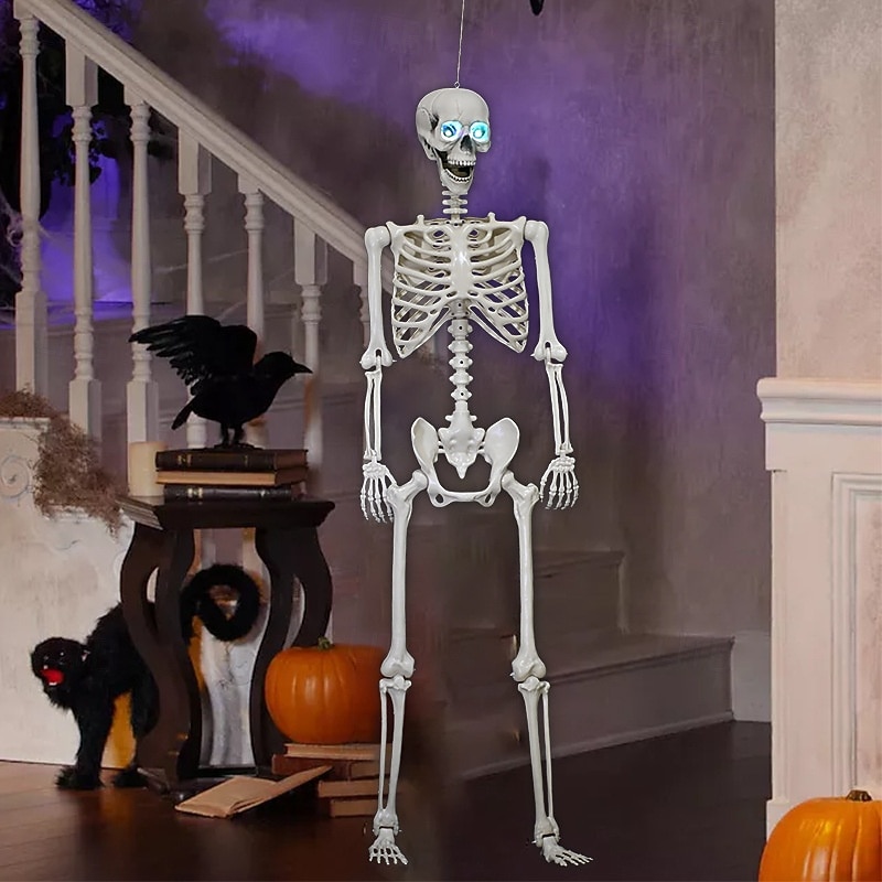 Poseable HALLOWEEN Life Size Decay Skeleton Human Prop Anatomy Quick Ship