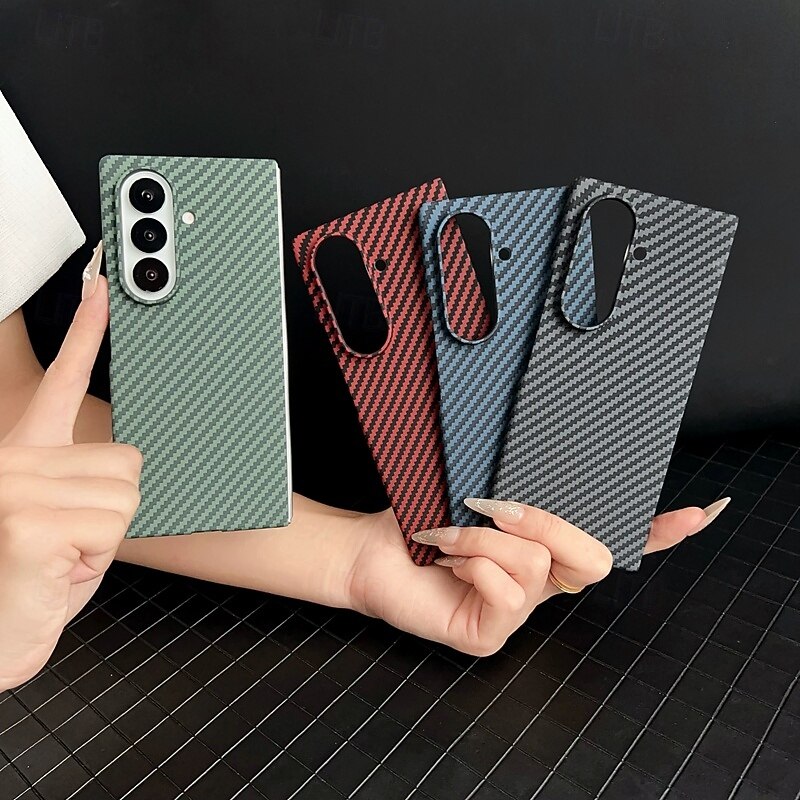 Phone Case For Samsung Galaxy Z Fold 7 Z Fold 6 Z Fold 5 Z Fold 4 Back Cover Support Wireless Charging Shockproof Retro PC3