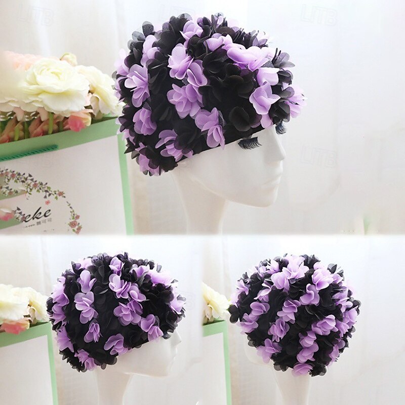 Fabric Swim Cap for Adults Nylon Extra Room Fit Comfortable Chlorine Resistant & Hypoallergenic Swimming Surfing4