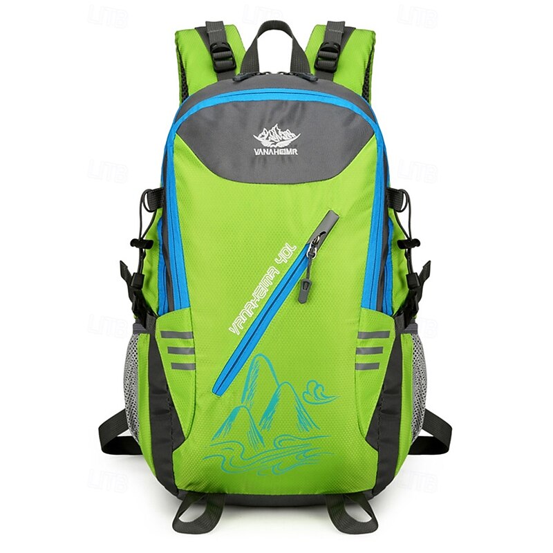 Unisex Water-Repellent Backpack with Reflective Strips – Durable and Spacious Daypack for Hiking, Travel and Daily Use