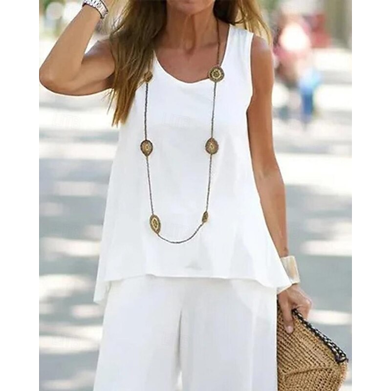 Women's EU / US Size Bolero Top Sleeveless Round Neck Plain Black White Sky Blue Summer3