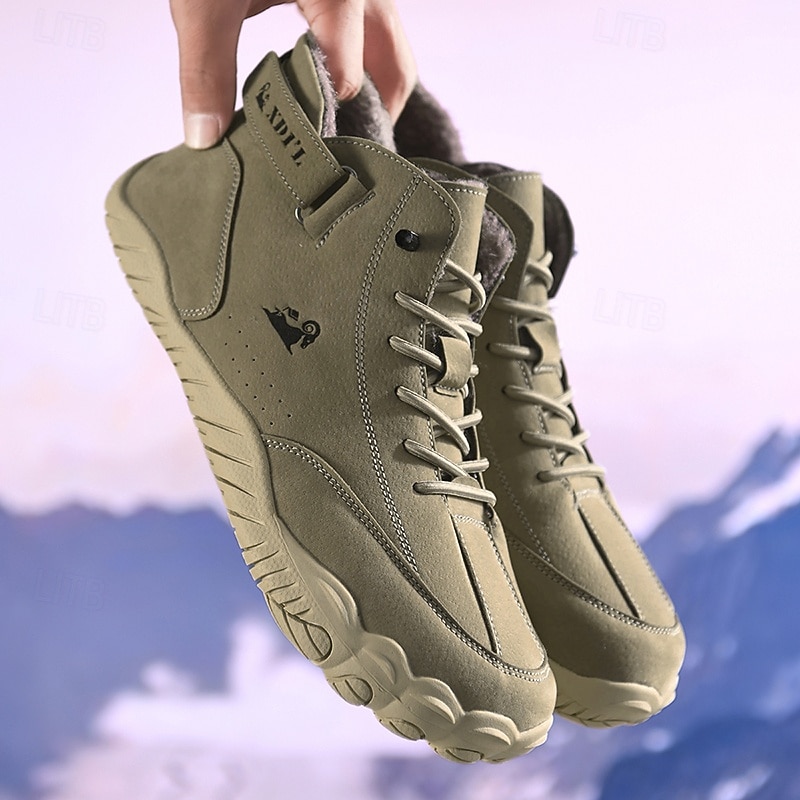 Men's Military Tactical Combat Boots in Khaki – Lightweight Anti-Slip Outdoor Boots for Hiking, Army Training and Adventure Sports4