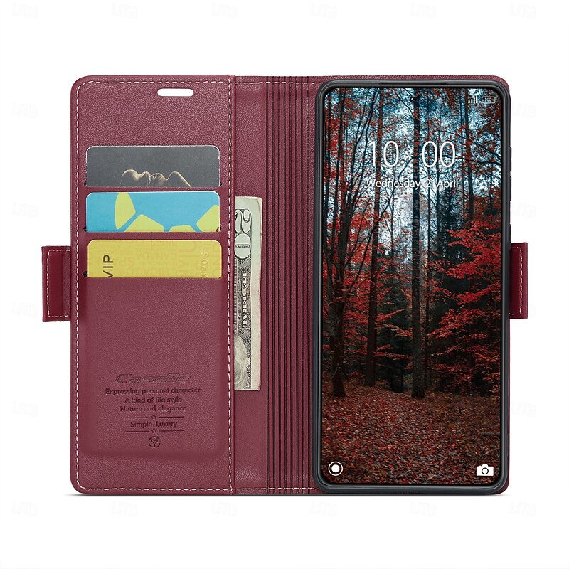 Phone Case For Xiaomi  Flip Cover Full Body Protective Kickstand Card Slot TPU PU Leather3