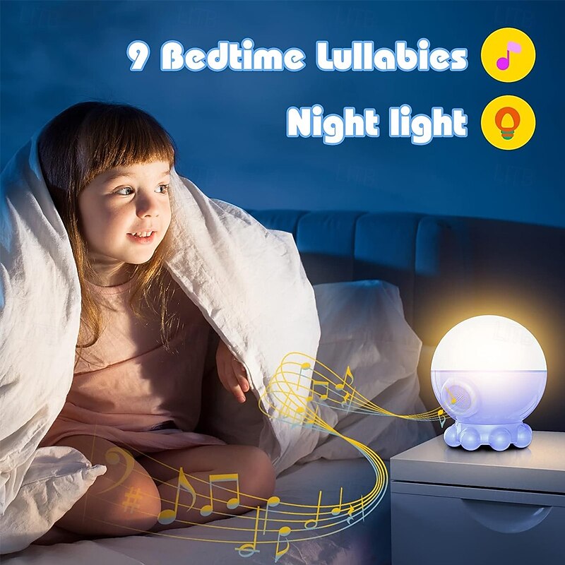 Ocean Night Light Projector Christmas Lights Octopus Room Decor Toys for Kids360 Rotation Ocean and Star&Moon Projection Films17 Light Modes 9 Lullaby Songs Remote Control Christmas Gifts Kids4