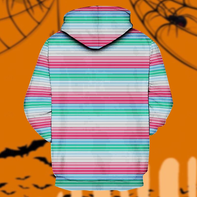 Chucky Chucky Scary Doll Hoodie Pullover Character Graphic For Men's Women's Unisex Adults' Halloween Carnival 3D Print Performance Party3