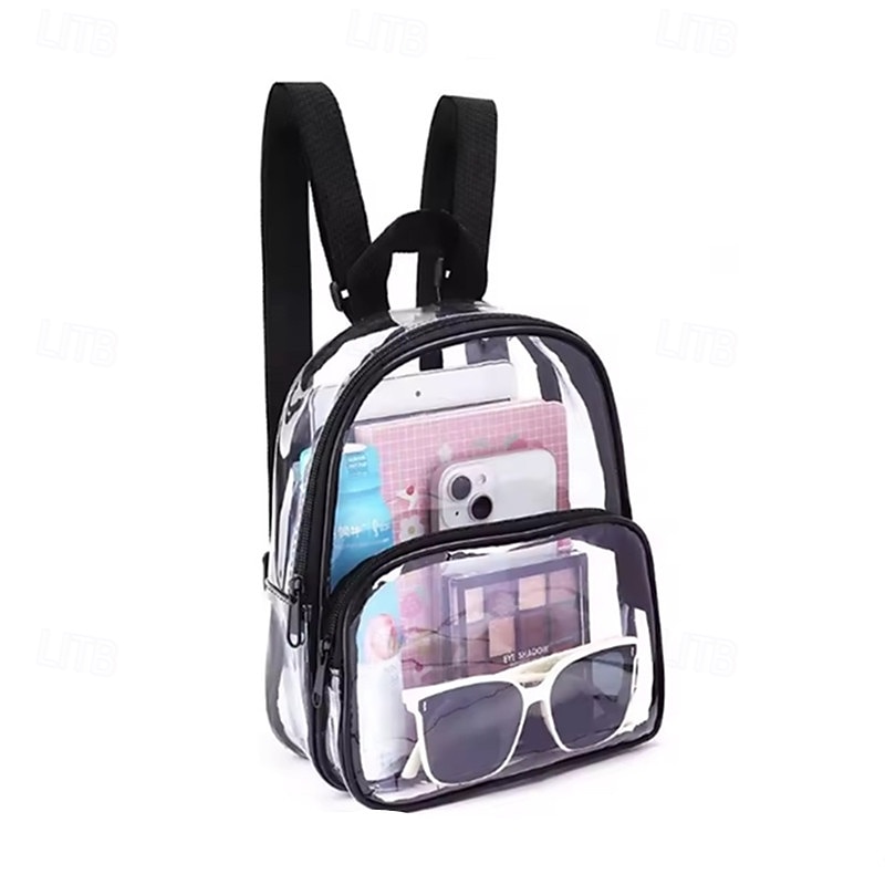 PVC Transparent Backpack Outdoor Sports Bag Waterproof Travel Backpack Cute Backpack Designer Bags Back To School Bags Mochila