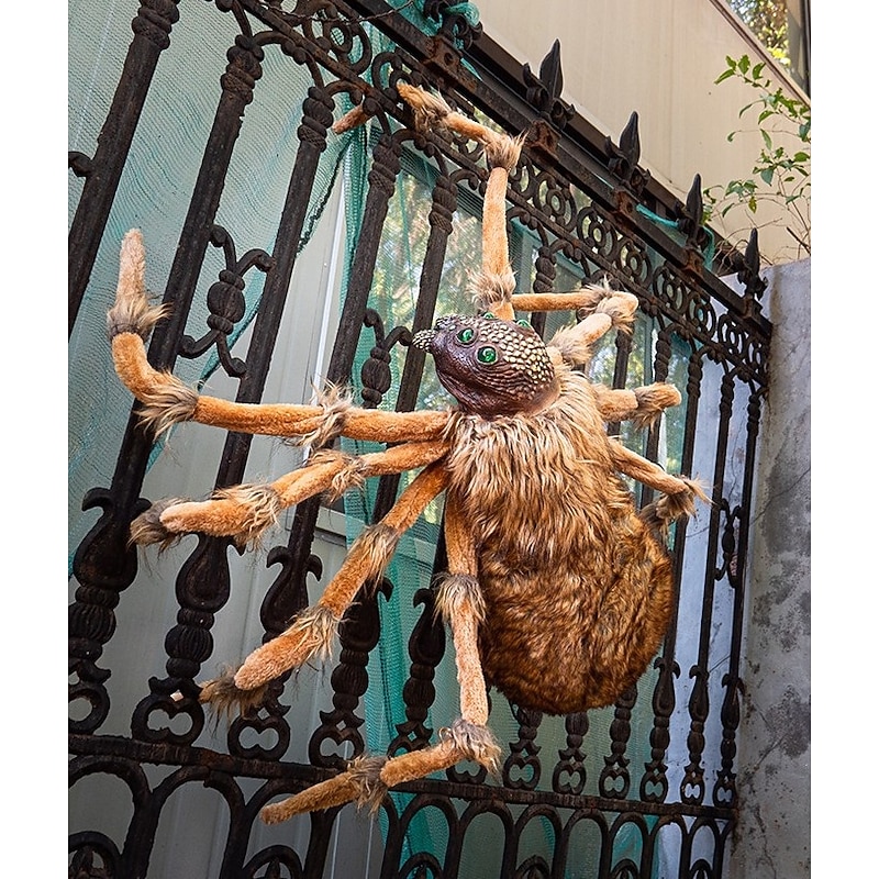 Halloween Large Spider Props Haunted House Escape Room Bar Venue Decoration Props 2-Meter Spider