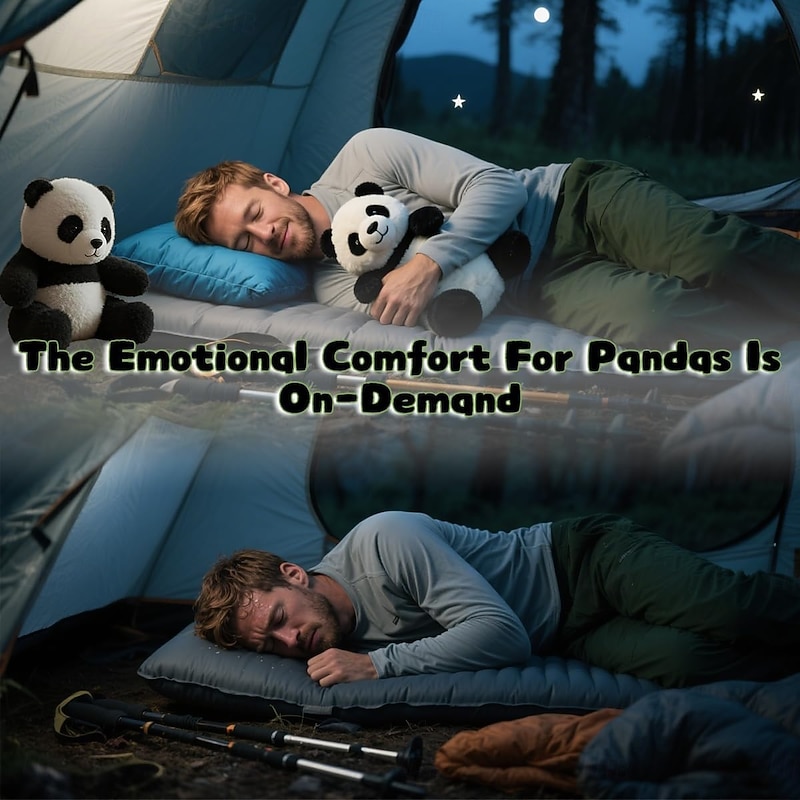 11.8inch Panda Plush Emotional Healing on Demand Realistic Panda Plush For Emotional Support  Panda Plush with Ultra-Soft Fur The Comfort Hug You Have4