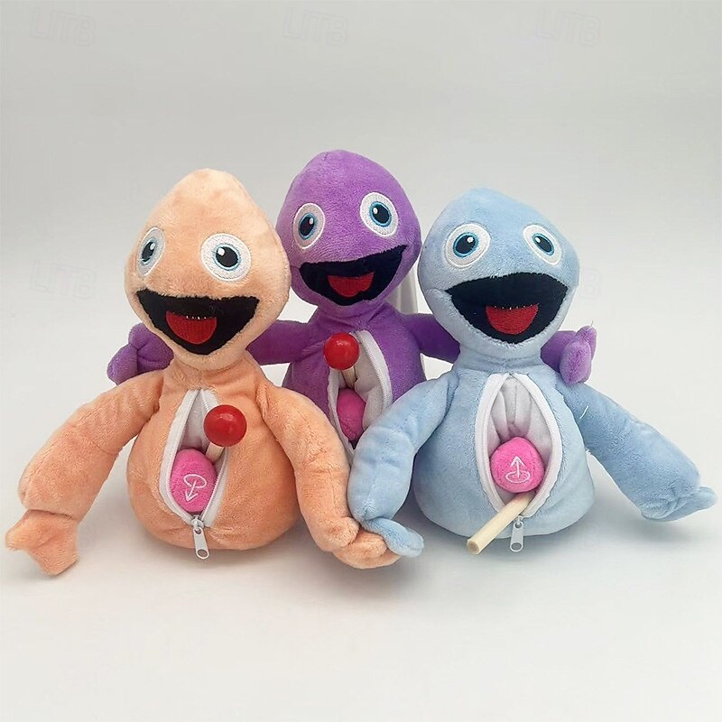 Yeeps Plush - 7.8 Plush Toys Stuffed Animals Dolls in Purple Beige and Blue Perfect for Kids and Adults Ideal for Birthdays Christmas2