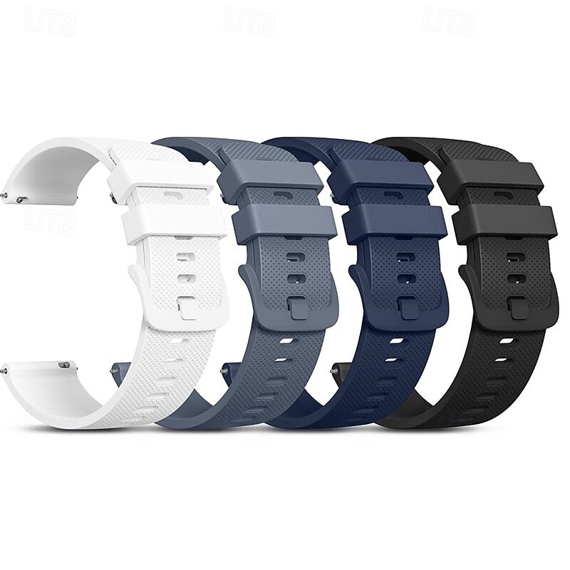 4 Pack Watch Band for Garmin Samsung Galaxy Huawei Watch 3 Pro, Watch 2 Classic, Watch GT 3 Pro / 2 Pro / 2e / Runner / Active / 42mm / 46mm, Honor Magnic 2 GS 3i GTS 4,4mini, 3,2,2mini, 2e, GTR