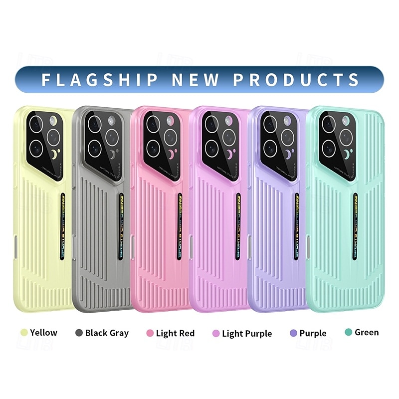 Phone Case For iPhone 16 15 14 Pro Max 13 Pro Max Back Cover Shockproof Retro PC