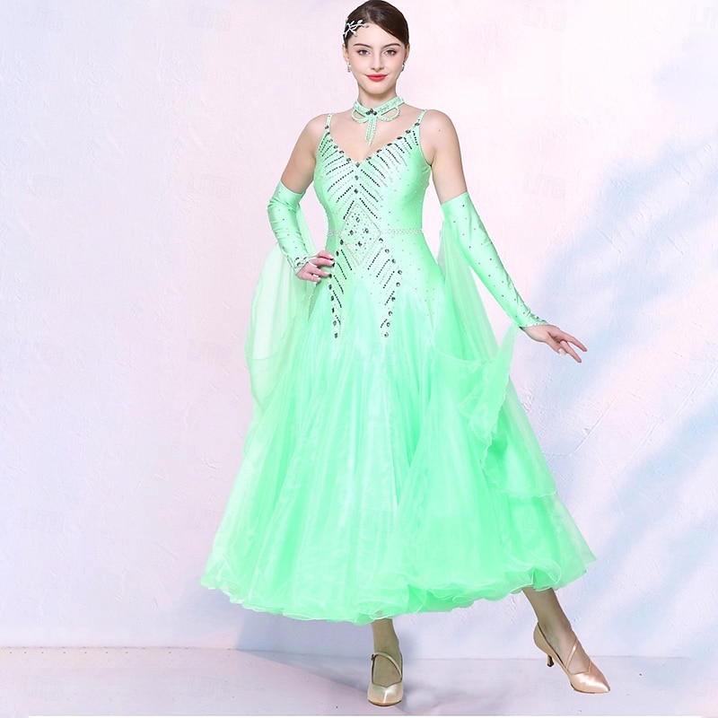 Ballroom Dance Dresses for Women Competition Waltz Modern Danwear Costumes