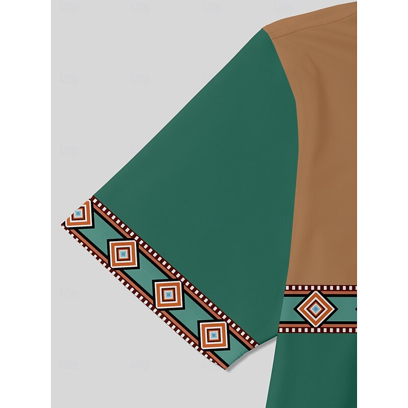 Men's Golf Polo Shirt khaki Short Sleeve Top Golf Attire Clothes Outfits Wear Apparel4