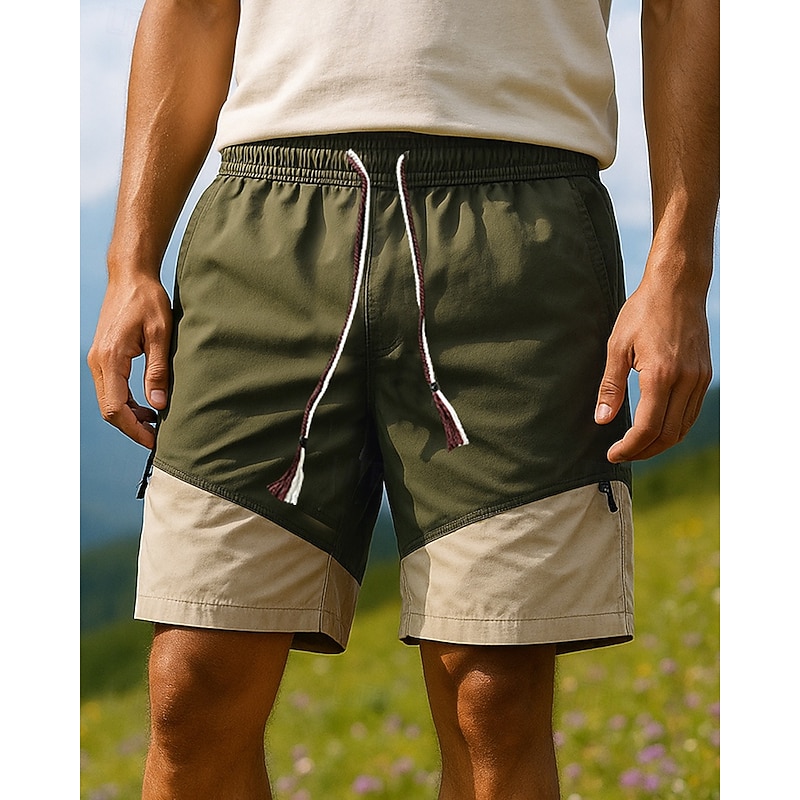 Men's Convertible Zip Off Pants Hiking Pants Trousers Softshell Pants Outdoor Regular Fit Waterproof Windproof Bottoms Pocket Black Army Green Camping / Hiking Running S M L XL XXL3