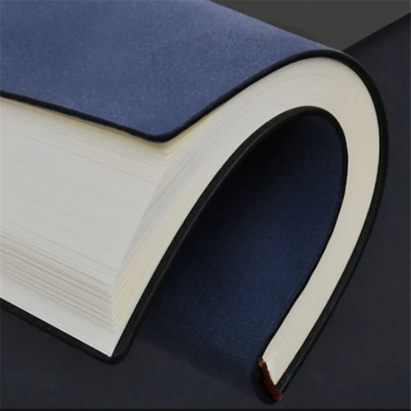 A5 Sheepin Notebook Leather Office Journal Diary notepad Stationery Student Class lined NoteBook 100pages/200pages4