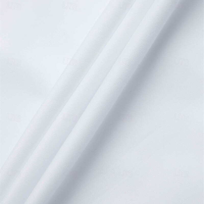 Men's Dress Shirt Plain Wedding Outdoor White Long Sleeve Turndown All Seasons Clothing Apparel Pocket4