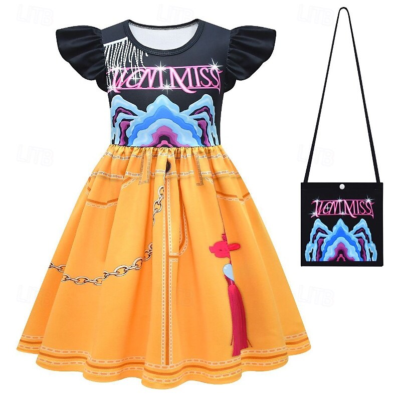 Korean Idol Inspired Pop Star Costume Fancy Dress Virtual Idol Movie Cosplay for Girls' Kids Halloween Carnival Performance Comic Con Anime Expo3