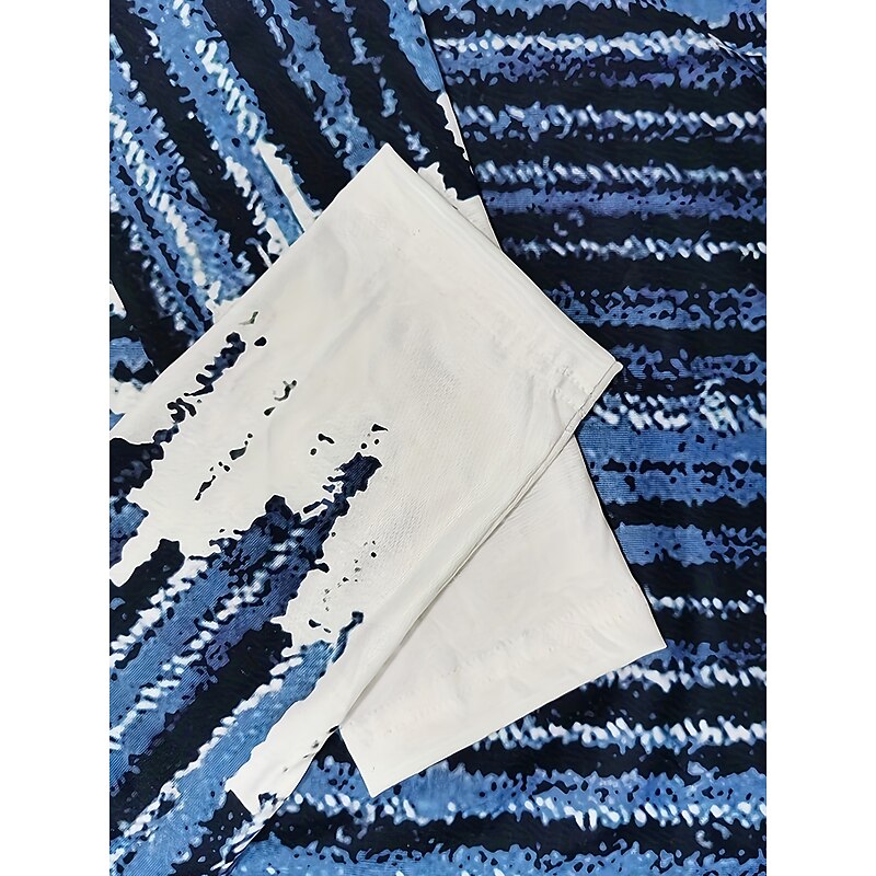 Women's T Shirt Ombre Graphic Striped Elegant Vintage Stylish Long Sleeve V Neck Round Neck Notched Neck Regular Tops Daily Weekend Zipper Print Blue Fuchsia Green Spring Fall Winter3