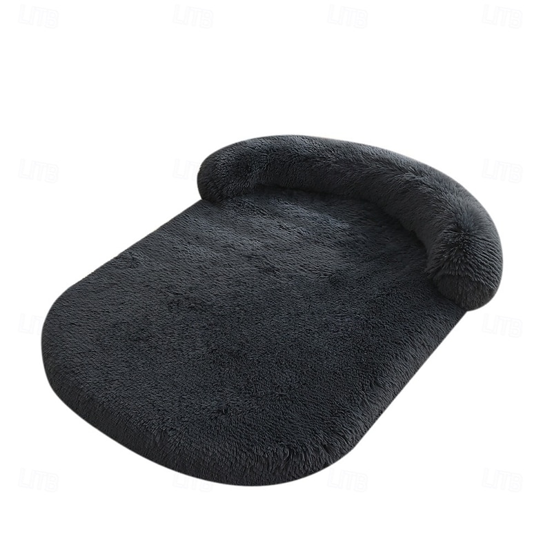 Long Plush Warm Dog Bed, All-Season Comfortable Large Pet Mattress, Removable Washable Sponge Sofa Pad for Dogs and Cats3