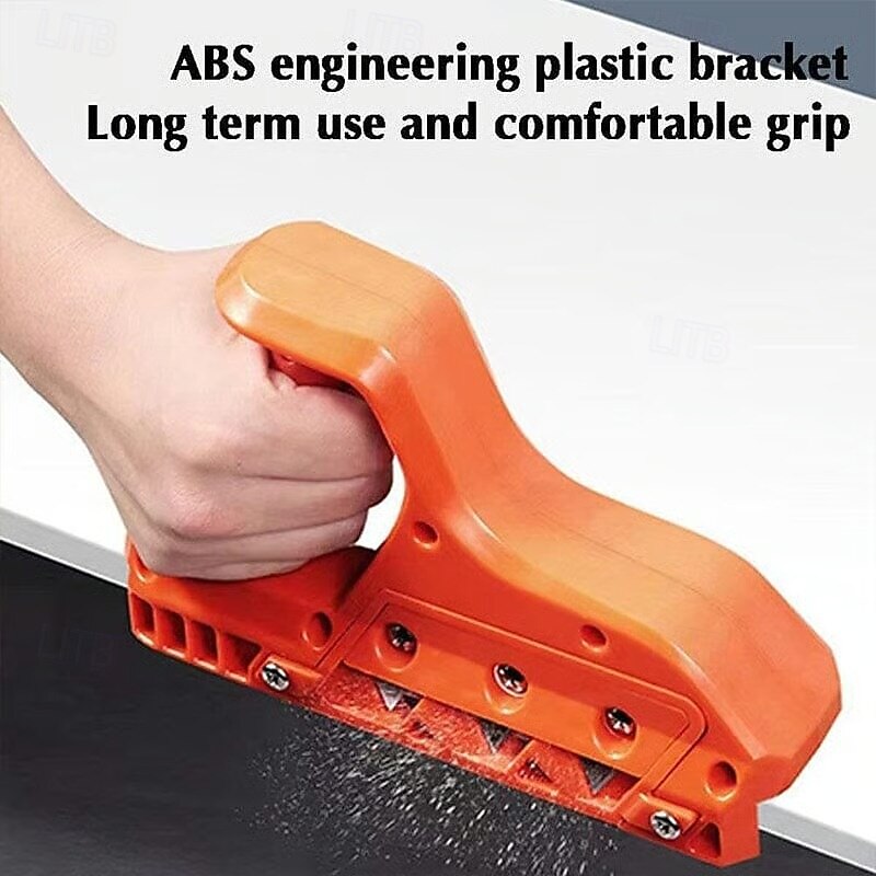 Hand Plane Gypsum Board Cutting Tool Multifunctional Drywall Chamfering Woodworking Edge Trimming 45 Degree 60 Degree Angle Beveler Professional Construction Handy Tool2