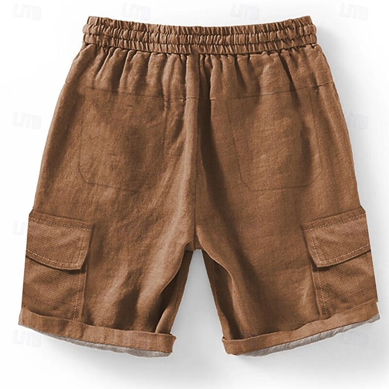 Men's Geometric 3D Print Shorts Summer Shorts Casual Shorts Mid Waist Ethnic Style Retro Vintage Casual Daily Holiday Drawstring Pocket Elastic Waist Designer Clothing Apparel2