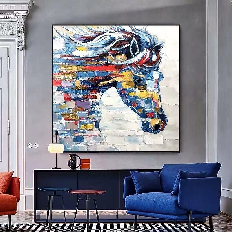Wholesale Big Size Handpainted Modern Wall Art Canvas Abstract Decoration Oil Painting