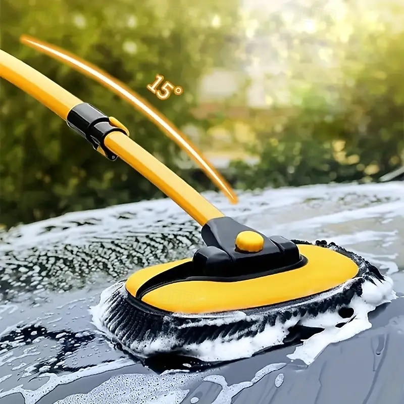 Car Retractable Car Wash Mop Three-Section Retractable Cleaning Brush Soft Bristle Car Washing Tool3