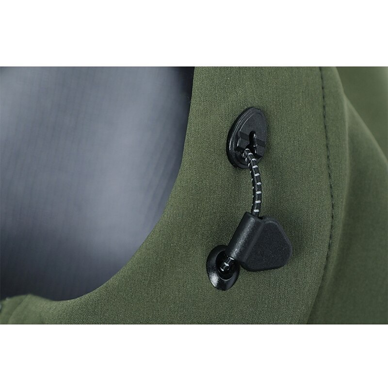 Men's Softshell Jacket Sport Coat Hiking Jacket Sports Outdoor Casual Waterproof Windbreaker Zipper Pocket Spring Fall Solid Color Active Sporty Hooded Short Black White Yellow Burgundy Dark Green3