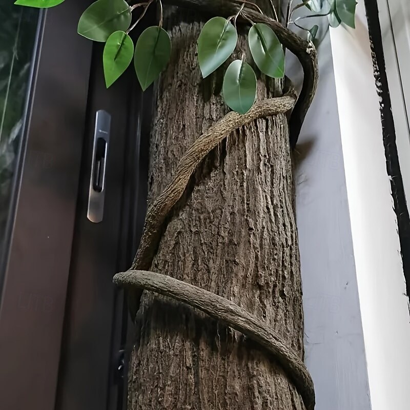 Soft Rubber Faux Tree Bark Roll Versatile, Cut-to-Size for DIY Home Decor, Wall & Column Covering - Available in Multiple Sizes2