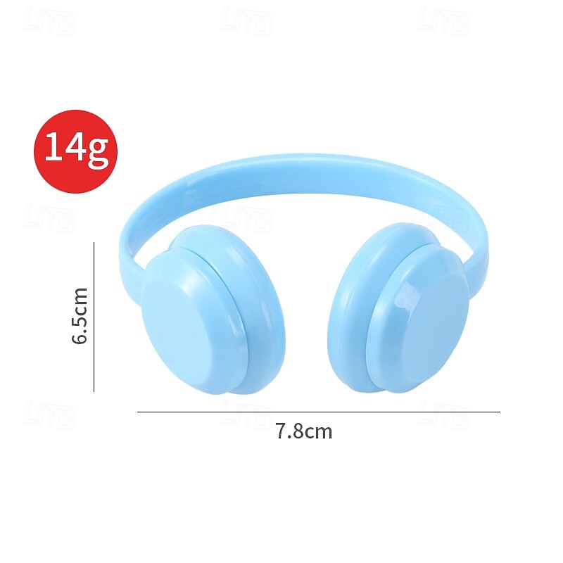 3D Printed Headphones Accessories for LabubuNo Dollsfor Dolls 3.94-6.69inch10-17cm in SizeSuitable for Daily Display Great as a Gift4