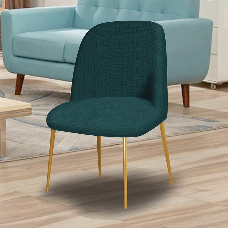 Modern Low-Back Chair with 5x5 Grid Design - Rounded Frame, Minimalist Aesthetic, Compact and Stylish Seating2