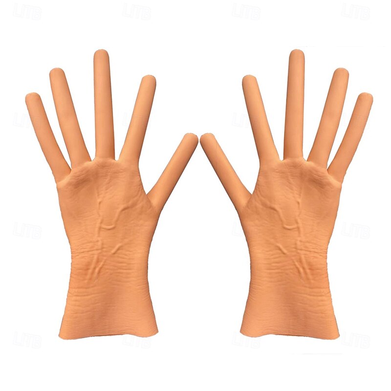 Halloween Fake Hand Gloves Funny Realistic Adults' Men's Women's Unisex Halloween Carnival Performance Party Easy Halloween Costumes Dress Up4