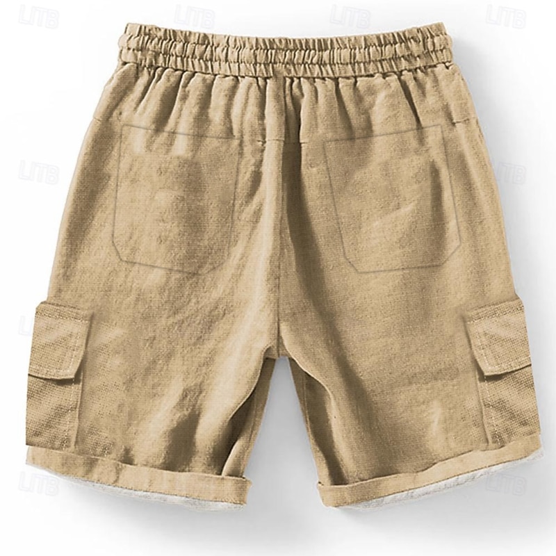 Men's Geometric 3D Print Shorts Summer Shorts Casual Shorts Mid Waist Designer Ethnic Style Retro Vintage Casual Daily Holiday Drawstring Pocket Elastic Waist Designer Clothing Apparel2