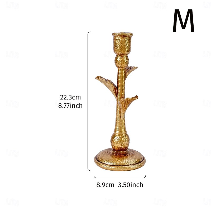 Vintage Resin Palm Tree Candle Holder – Decorative Home Accent for Tabletop, Ideal for Home, Hotel & Wedding Decor3