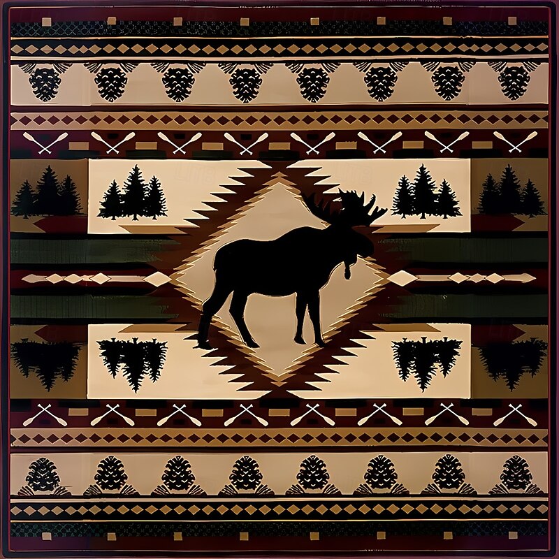 Men's Graphic Henley Shirt Short Sleeve T shirt 3D Print Henley Shirt Fashion Designer Ethnic Casual Daily Black Khaki Summer Clothing Apparel S M L XL XXL XXXL4