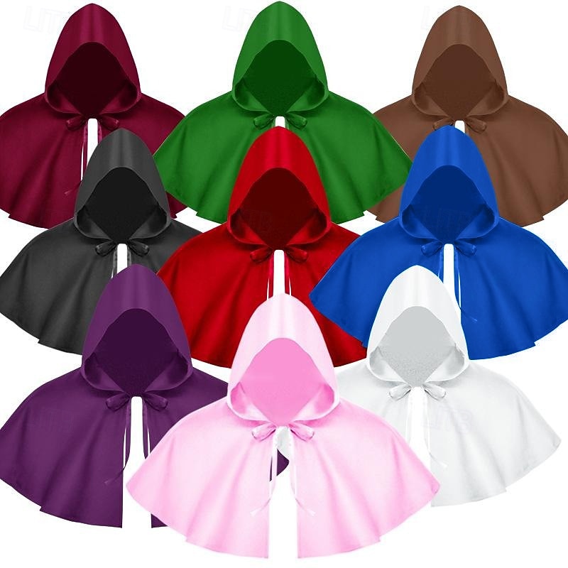 Plague Doctor Witches Vintage Punk & Gothic Medieval 17th Century Cape Cosplay Costume Cloak Men's Women's Costume Vintage Cosplay Performance Stage Masquerade Cloak Halloween