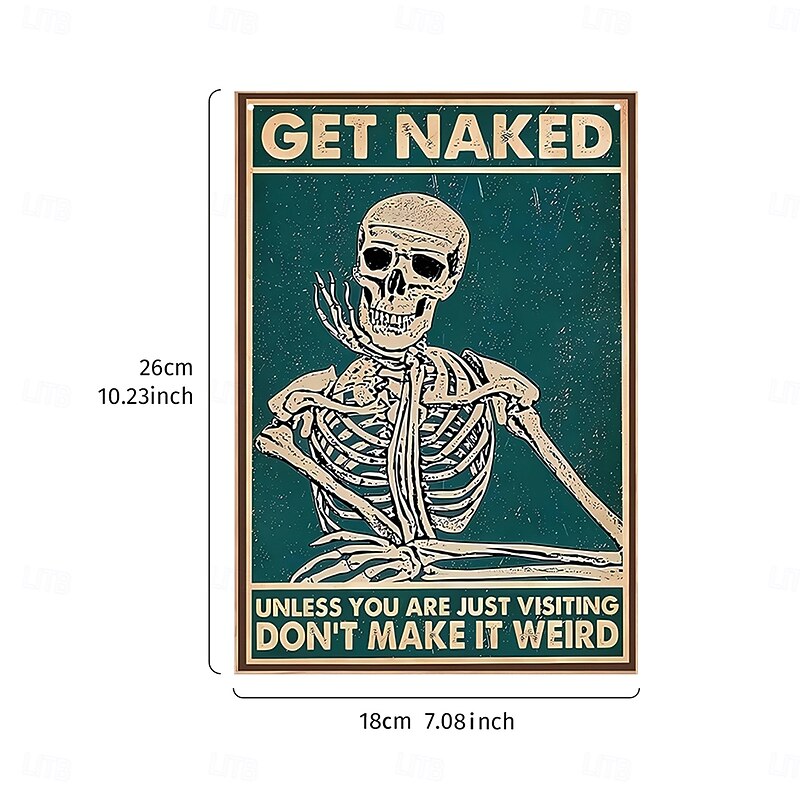 Halloween Skull & Black Cat Illustration Wood Hanging Sign, Halloween Decor Plaque for Home, Party, Store & Seasonal Decorations3