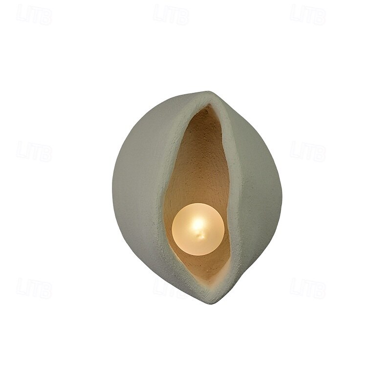 ED Indoor Wall Light Minimalist Wall Light Wabi-Sabi 21cm Bedside Lamp Living Room Bedroom 110-240V3